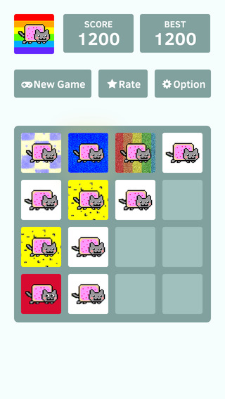 【免費遊戲App】2048 - Nyan cat version-APP點子