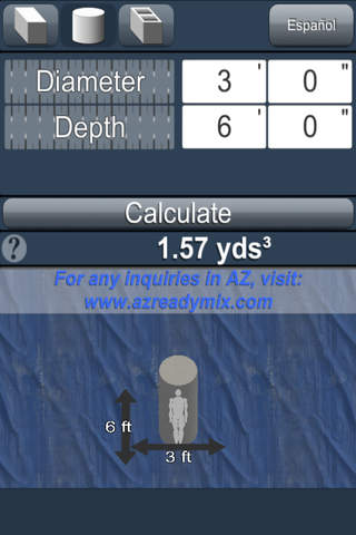 Concrete Calculator 3D screenshot 2