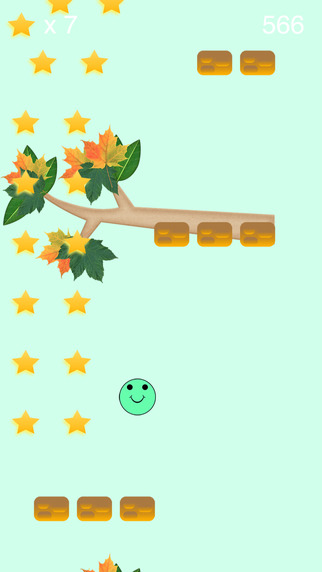 【免費遊戲App】Green Smiley Bounce - BouncingFace-APP點子