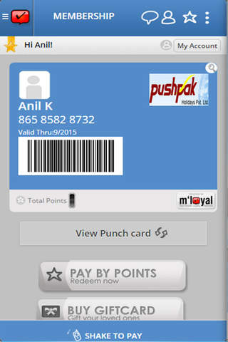 Pushpak mLoyal App screenshot 4