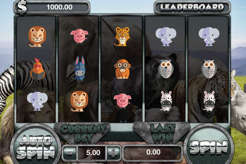 Safari Animals Slots - FREE Las Vegas Casino Spin for Win screenshot 2