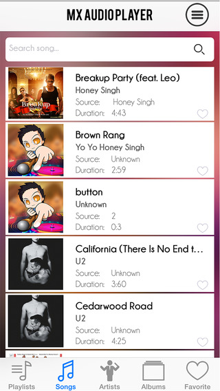 MX Audio Player - play your music files