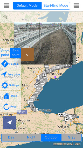 Ontario Toronto Offline Map Navigation POI Travel Guide Wikipedia with Traffic Cameras Pro