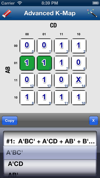 【免費教育App】Advanced Karnaugh Map-APP點子