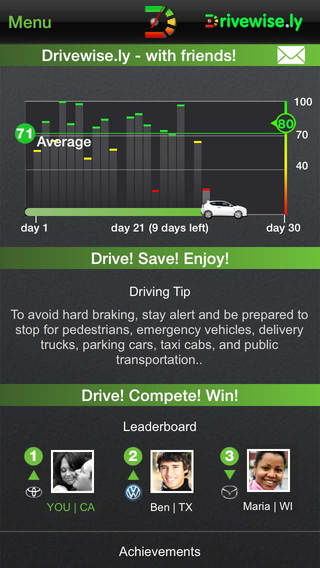 Drivewise.ly – drive with friends