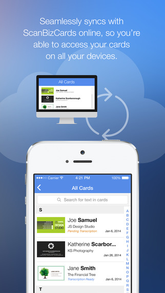 【免費商業App】ScanBizCards Lite Business Card Scanner + Reader-APP點子