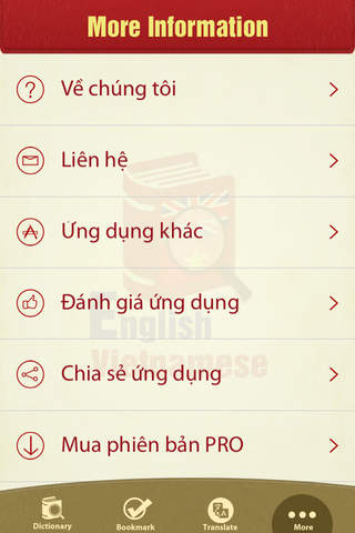 Từ Điển Anh Việt - English Vietnamese Dictionary Pro screenshot 4