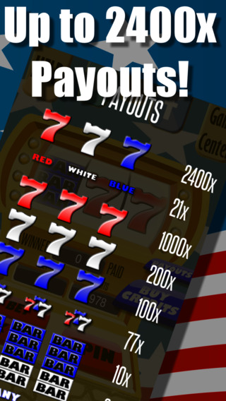 【免費遊戲App】American Classic Slots - Classic Vegas slots with red white and blue theme-APP點子