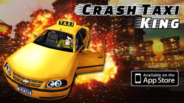 【免費遊戲App】Crash Taxi King 3D-APP點子