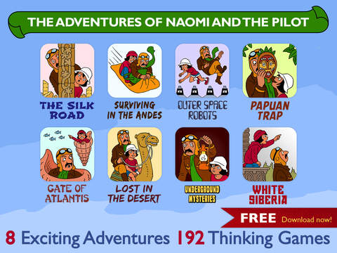 免費下載遊戲APP|Smart Kids : The Adventures of Naomi and the Pilot Puzzles – Educational Games and Intelligent Thinking Activities to Improve Brain Skills for your Children, Family and School app開箱文|APP開箱王