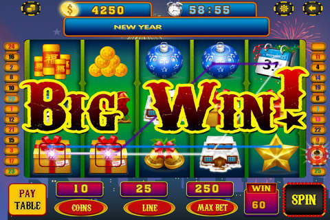 Amazing Hit it Off New Years Xtreme Casino - Rich Slots & Win Big Jackpots Free screenshot 2