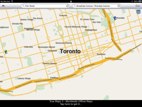 【免費交通運輸App】Toronto Offline Map & City Guide (w/metro!)-APP點子