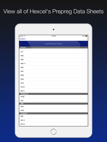 【免費工具App】Hexcel Prepreg Resin Selector-APP點子