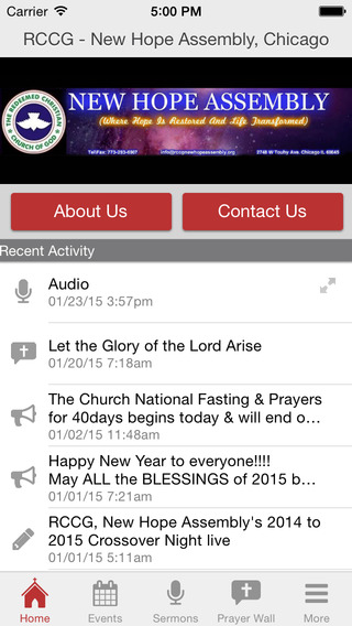 【免費生活App】RCCG New Hope Assembly Chicago-APP點子