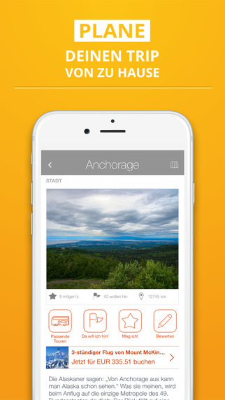 【免費旅遊App】Alaska - dein Reiseführer mit Offline Karte von tripwolf (Guide für Sehenswürdigkeiten, Touren und Hotels in Anchorage, Südost-Alaska, Fairbanks uvm.)-APP點子