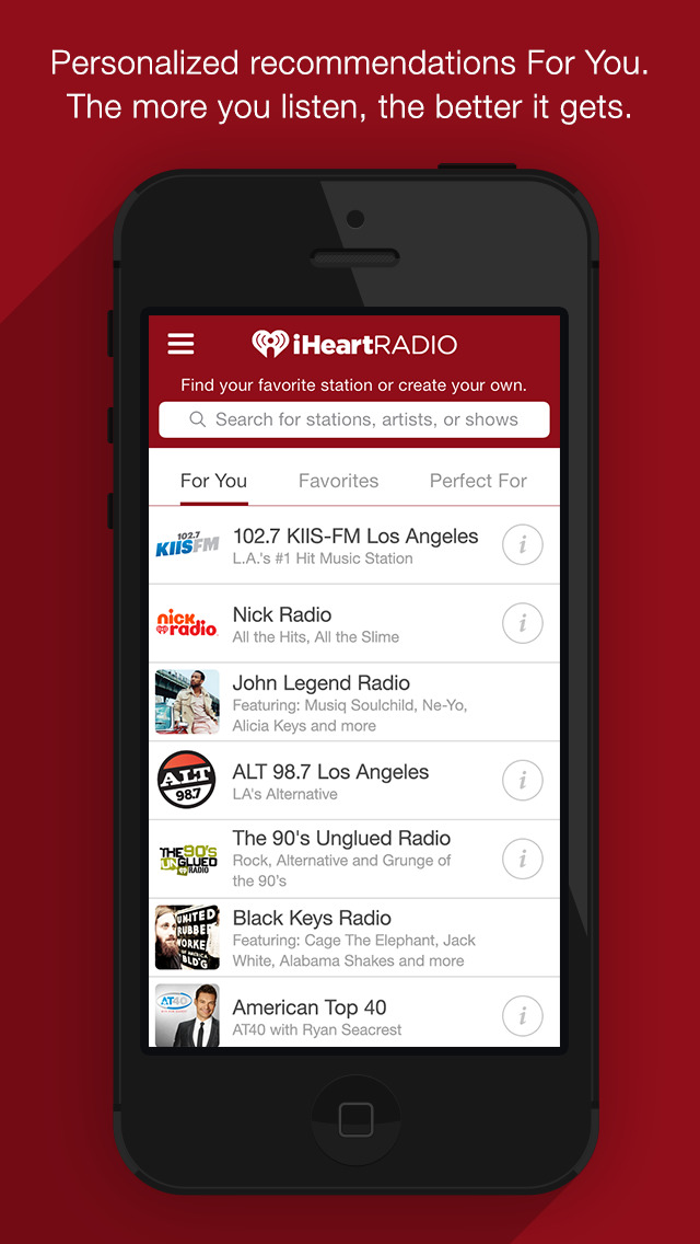 iHeartRadio - Stream the Best Music, Live & Internet Radio Stations Freeのおすすめ画像3