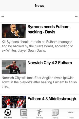 SoccerDiary - Fulham Edition screenshot 4