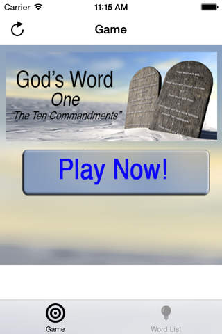 God's Word 1 The Ten Commandments Word Challenge screenshot 2