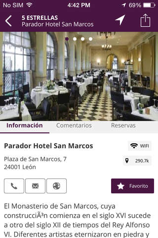 León App Guía de ciudad Guía de León Restaurantes Hoteles Ocio Tiendas screenshot 4