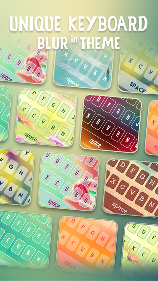 KeyCCM – Blur Wallpaper Keyboard Design Themes