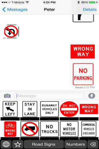 Road Signs Keyboard Stickers: Chat with Traffic Icons on Message and More screenshot 4