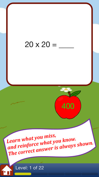 【免費教育App】Mental Math Test -a math quiz to test simple multiplication and division facts for elementary school-APP點子