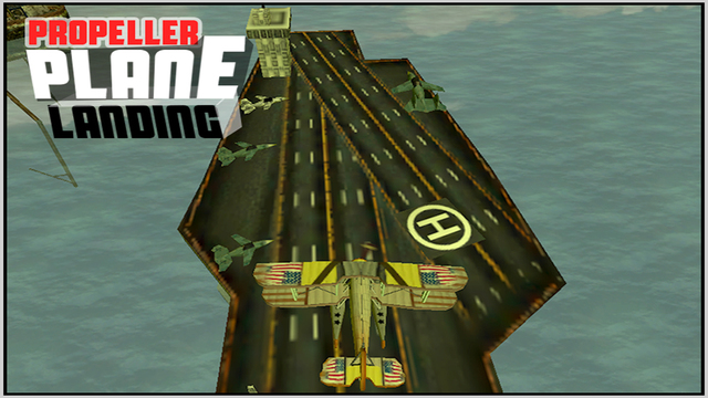 【免費遊戲App】Propeller Plane Landing-APP點子