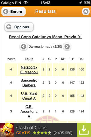 Bàsquet Català screenshot 4