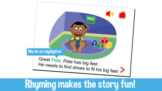 Read & Rhyme: Pete has Big Feet Screenshot 4