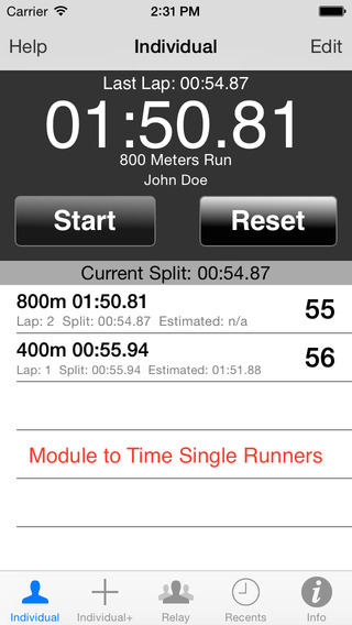 StopWatch for Track Field