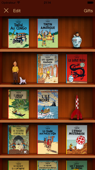 【免費書籍App】Les Aventures de Tintin-APP點子