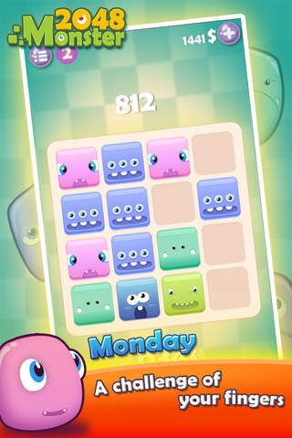 2048 Monsters-Christmas Episode with 3 new modes ! screenshot 2