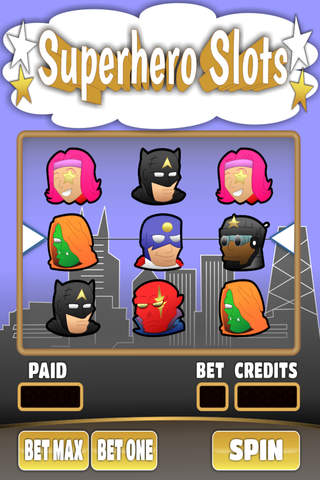 Superhero Lucky Slots - The Big Win Casino Fruit Machine screenshot 3
