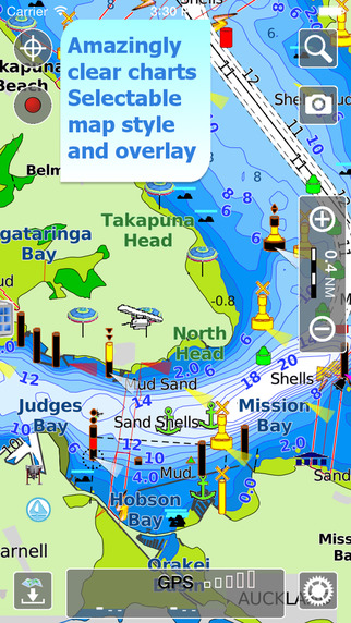 Aqua Map New Zealand Pro - Marine Offline Nautical Charts