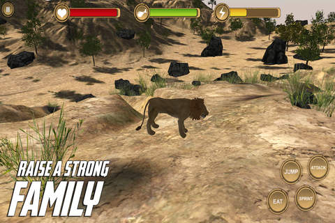 Lion Simulator - HD screenshot 4