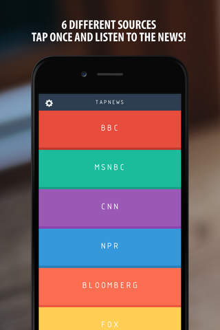 TapNews - the one tap audio news podcast app! screenshot 2