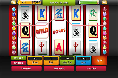 "A+" Mahjong Adventure Slot Casino Pro screenshot 3