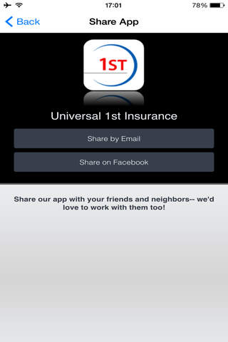 Universal 1st Insurance screenshot 2