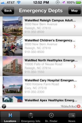 WakeMed Health & Hospitals screenshot 2