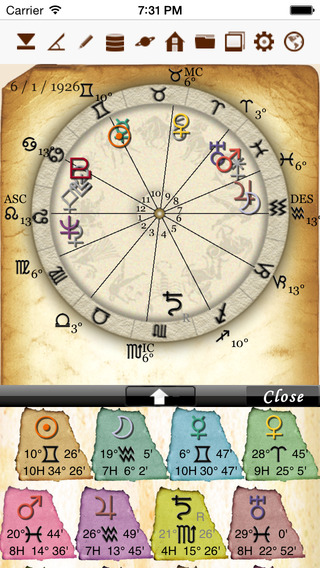 【免費生活App】horoscope JIKU for iPhone-APP點子