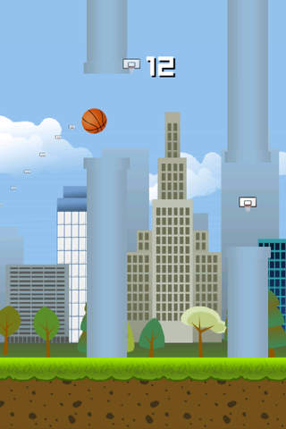 Flappy Basketball: Hoops Challenge screenshot 3