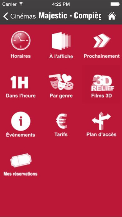 Captura de pantalla del iPhone 3