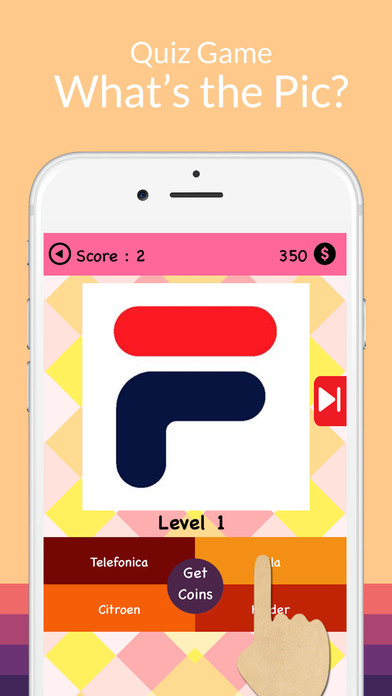 Screenshots of Picture Logo Trivia - Solve puzzles. Guess the brands. Win trophies. for iPhone