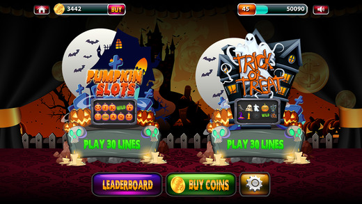 Bloodcurdling Trick Or Treat Halloween Slots