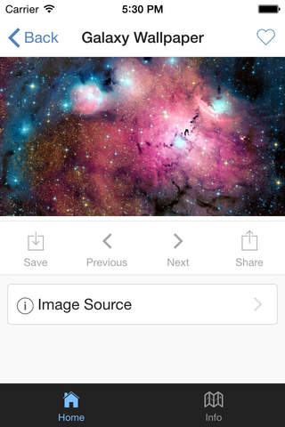 Galaxy Wallpaper HD screenshot 2