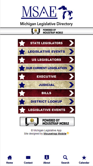 MSAE Legislative App