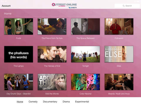 Outfest Online by DIRECTV screenshot 2