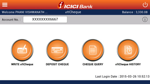 【免費財經App】ICICI Bank eftCheques-APP點子