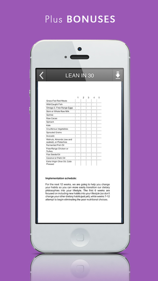 【免費健康App】LEAN IN 30-APP點子