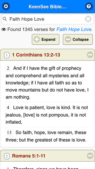 【免費書籍App】KeenSee Bible Search-APP點子